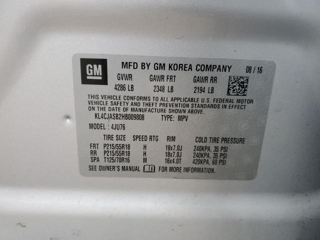 Photo 12 VIN: KL4CJASB2HB009808 - BUICK ENCORE 