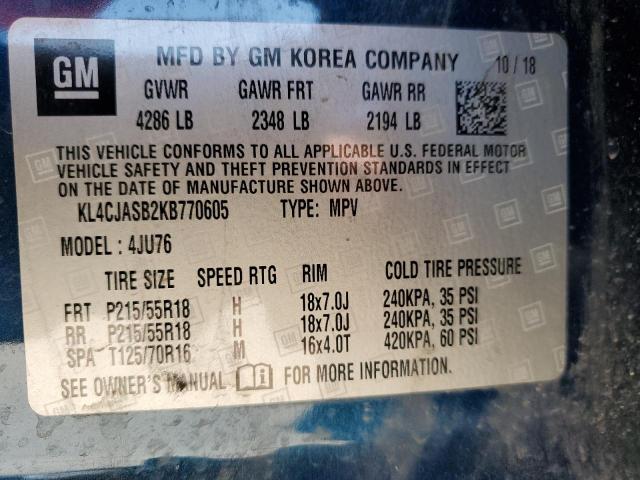 Photo 13 VIN: KL4CJASB2KB770605 - BUICK ENCORE PRE 