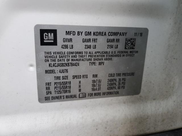 Photo 12 VIN: KL4CJASB2KB784424 - BUICK ENCORE PRE 