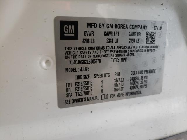 Photo 9 VIN: KL4CJASB2LB005878 - BUICK ENCORE PRE 