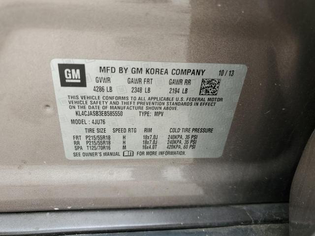 Photo 13 VIN: KL4CJASB3EB585550 - BUICK ENCORE 