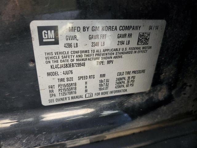 Photo 12 VIN: KL4CJASB3EB728948 - BUICK ENCORE 