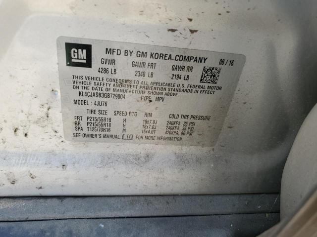 Photo 12 VIN: KL4CJASB3GB729004 - BUICK ENCORE 