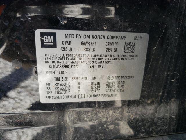 Photo 12 VIN: KL4CJASB3HB081472 - BUICK ENCORE PRE 