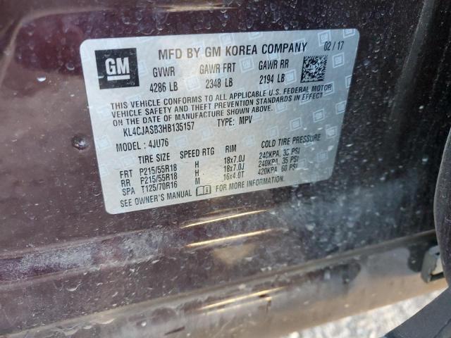 Photo 11 VIN: KL4CJASB3HB135157 - BUICK ENCORE PRE 