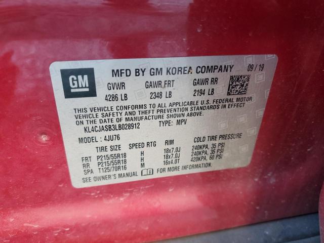 Photo 12 VIN: KL4CJASB3LB028912 - BUICK ENCORE 