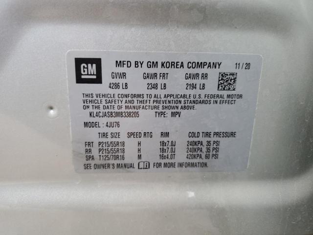 Photo 11 VIN: KL4CJASB3MB338205 - BUICK ENCORE PRE 