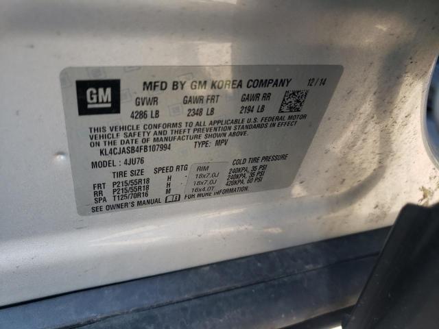 Photo 12 VIN: KL4CJASB4FB107994 - BUICK ENCORE 