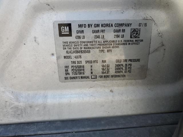 Photo 12 VIN: KL4CJASB4FB265459 - BUICK ENCORE 