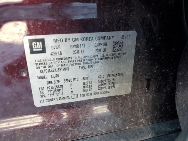 Photo 12 VIN: KL4CJASB4JB518045 - BUICK ENCORE 