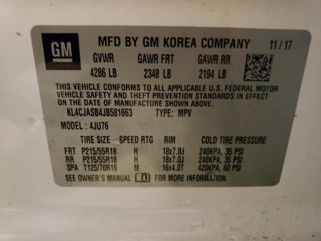 Photo 12 VIN: KL4CJASB4JB581663 - BUICK ENCORE PRE 