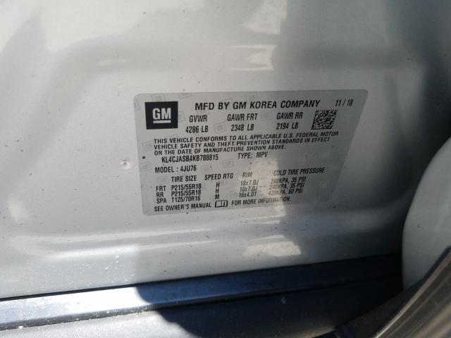 Photo 9 VIN: KL4CJASB4KB788815 - BUICK ENCORE PRE 