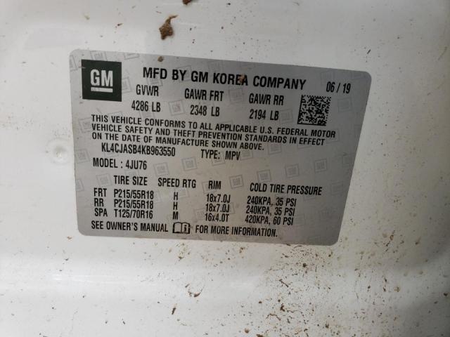 Photo 13 VIN: KL4CJASB4KB963550 - BUICK ENCORE PRE 