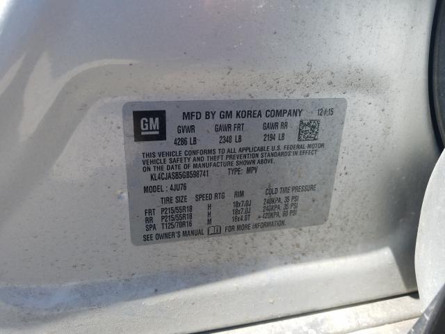 Photo 9 VIN: KL4CJASB5GB598741 - BUICK ENCORE 