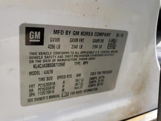 Photo 12 VIN: KL4CJASB5GB712690 - BUICK ENCORE 