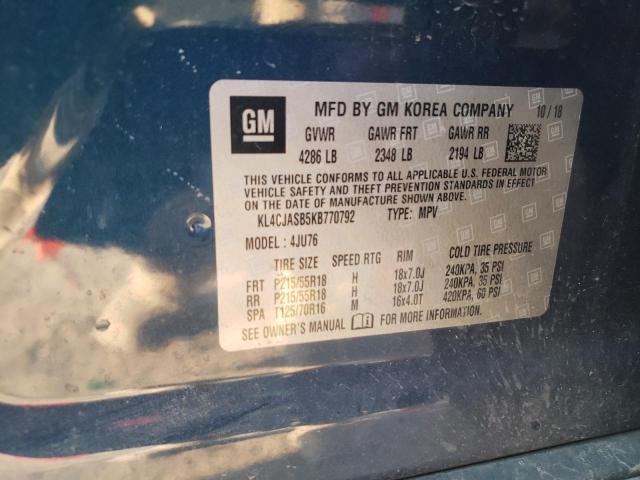 Photo 13 VIN: KL4CJASB5KB770792 - BUICK ENCORE PRE 