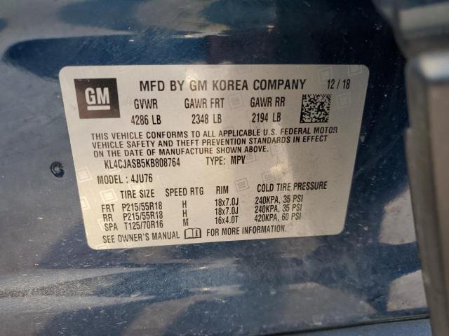 Photo 12 VIN: KL4CJASB5KB808764 - BUICK ENCORE PRE 