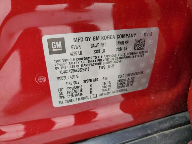 Photo 12 VIN: KL4CJASB5KB823412 - BUICK ENCORE PRE 