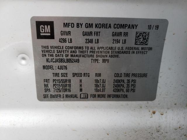 Photo 9 VIN: KL4CJASB5LB052449 - BUICK ENCORE PRE 