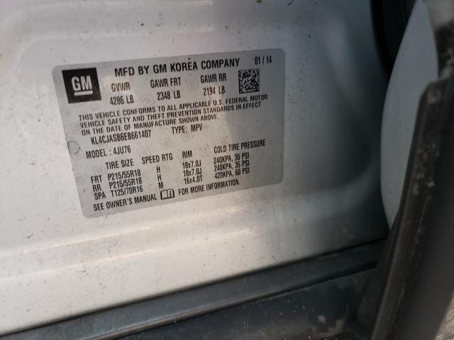 Photo 9 VIN: KL4CJASB6EB661407 - BUICK ENCORE 