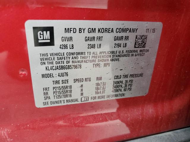 Photo 12 VIN: KL4CJASB6GB579678 - BUICK ENCORE 