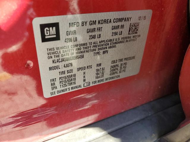 Photo 11 VIN: KL4CJASB6GB595458 - BUICK ENCORE 