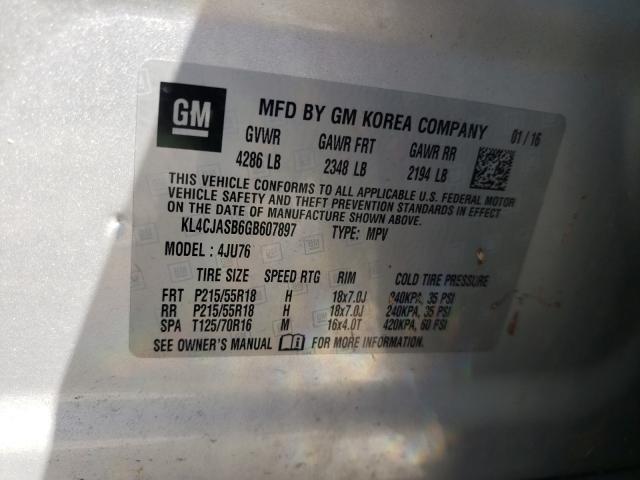 Photo 9 VIN: KL4CJASB6GB607897 - BUICK ENCORE 