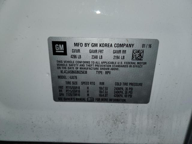 Photo 12 VIN: KL4CJASB6GB625638 - BUICK ENCORE 