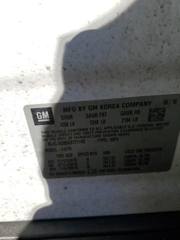 Photo 11 VIN: KL4CJASB6GB721768 - BUICK ENCORE 