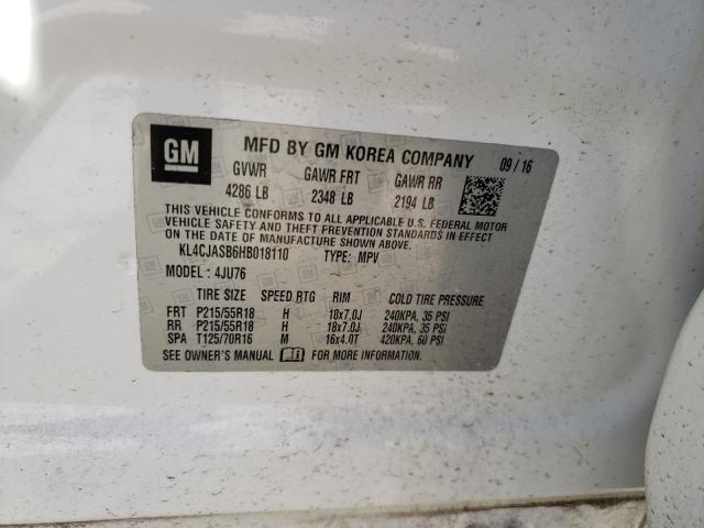 Photo 9 VIN: KL4CJASB6HB018110 - BUICK ENCORE PRE 