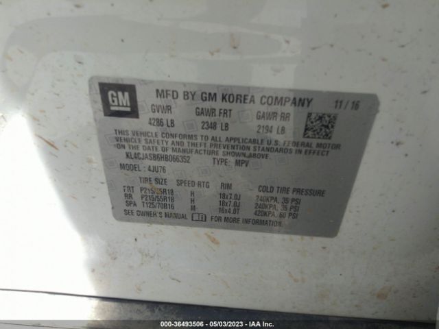 Photo 8 VIN: KL4CJASB6HB066352 - BUICK ENCORE 