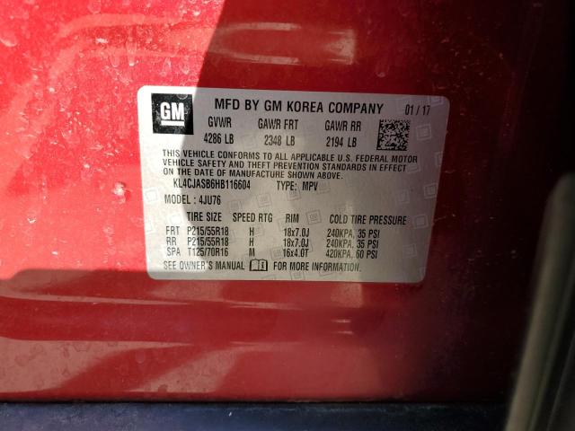 Photo 12 VIN: KL4CJASB6HB116604 - BUICK ENCORE 