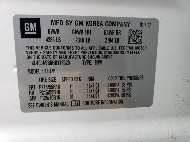 Photo 12 VIN: KL4CJASB6HB118529 - BUICK ENCORE 