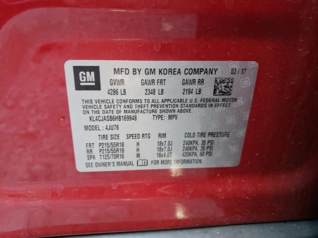 Photo 9 VIN: KL4CJASB6HB169948 - BUICK ENCORE PRE 