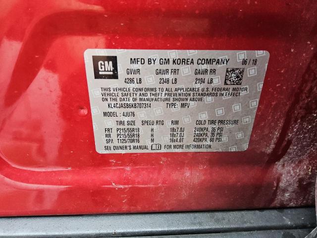 Photo 12 VIN: KL4CJASB6KB707314 - BUICK ENCORE PRE 