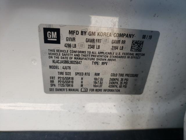 Photo 9 VIN: KL4CJASB6LB025647 - BUICK ENCORE PRE 