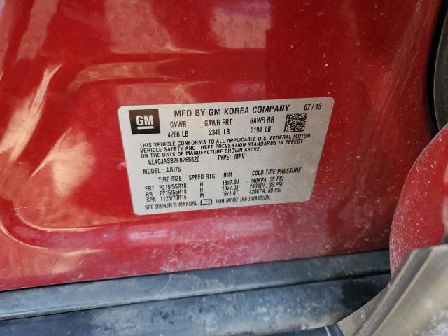 Photo 12 VIN: KL4CJASB7FB265620 - BUICK ENCORE 