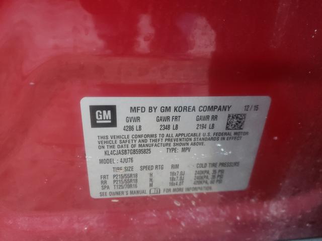 Photo 9 VIN: KL4CJASB7GB595825 - BUICK ENCORE 