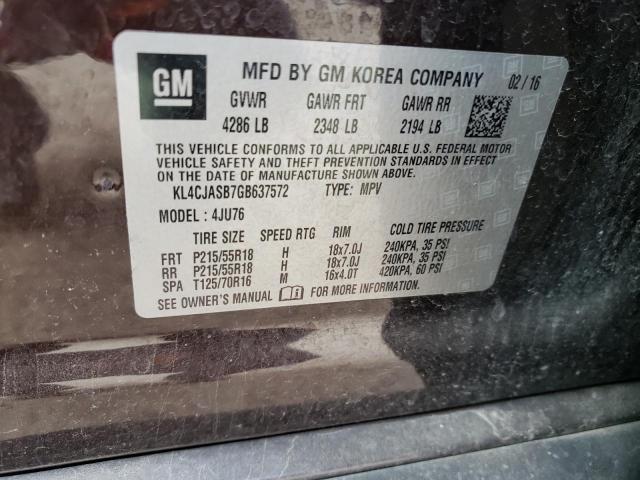 Photo 12 VIN: KL4CJASB7GB637572 - BUICK ENCORE 