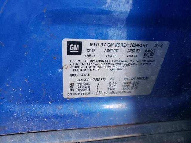 Photo 9 VIN: KL4CJASB7GB726199 - BUICK ENCORE 