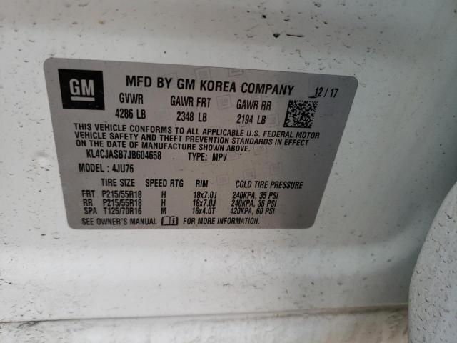 Photo 13 VIN: KL4CJASB7JB604658 - BUICK ENCORE 