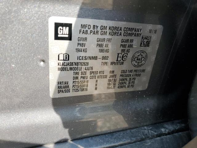 Photo 12 VIN: KL4CJASB7KB762628 - BUICK ENCORE PRE 