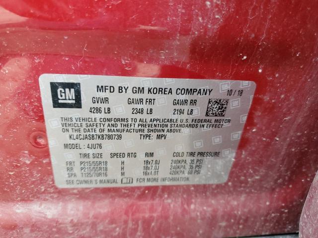 Photo 12 VIN: KL4CJASB7KB780739 - BUICK ENCORE 