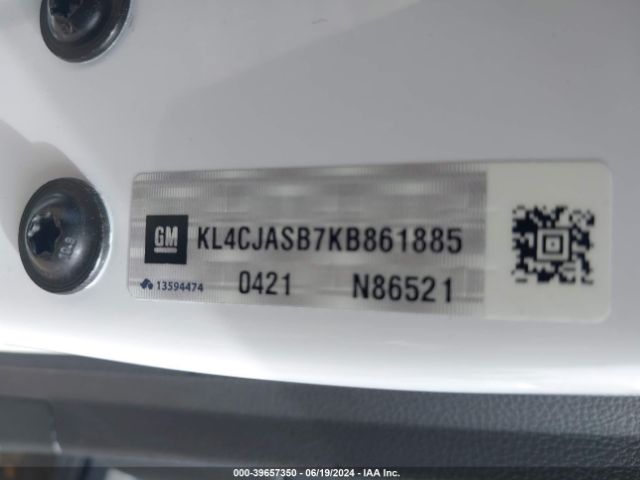 Photo 8 VIN: KL4CJASB7KB861885 - BUICK ENCORE 