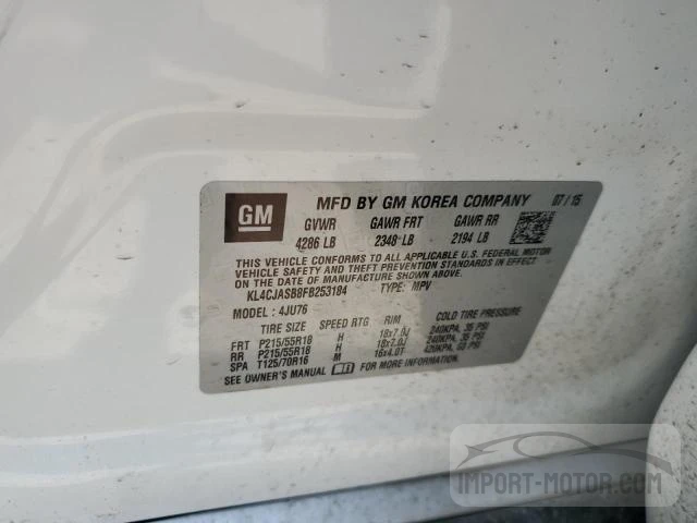 Photo 11 VIN: KL4CJASB8FB253184 - BUICK ENCORE 