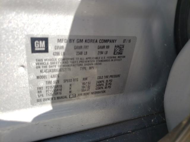 Photo 9 VIN: KL4CJASB8GB753119 - BUICK ENCORE 