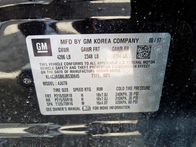 Photo 9 VIN: KL4CJASB8JB530845 - BUICK ENCORE PRE 