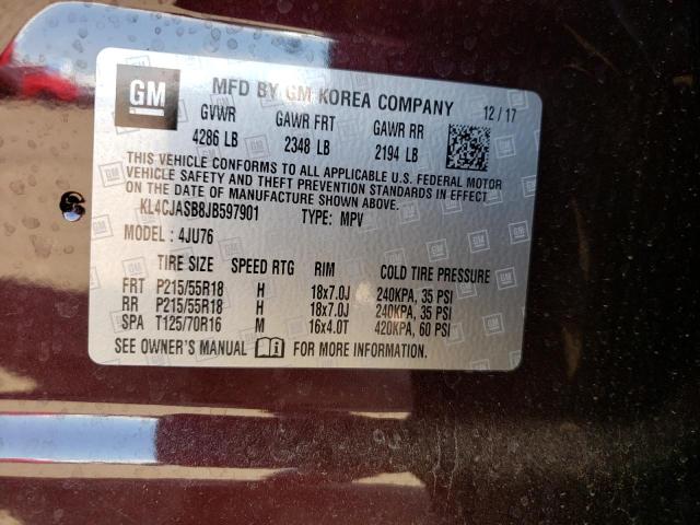 Photo 12 VIN: KL4CJASB8JB597901 - BUICK ENCORE PRE 