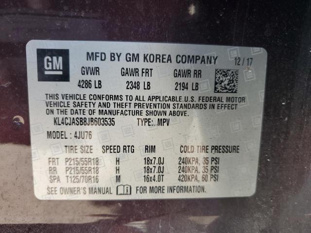 Photo 11 VIN: KL4CJASB8JB603535 - BUICK ENCORE PRE 