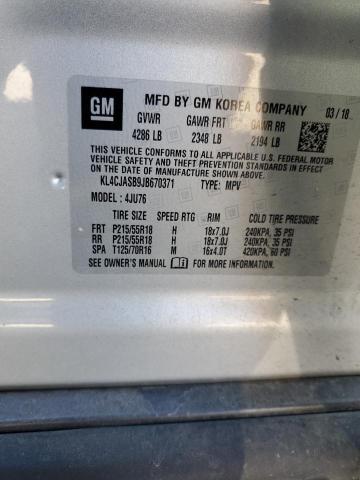 Photo 11 VIN: KL4CJASB9JB670371 - BUICK ENCORE 